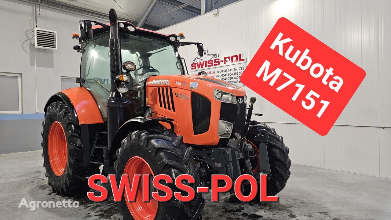 Kubota M7151 hjul traktor