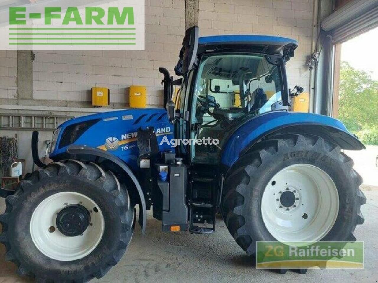 New Holland t6 180 dc hjul traktor
