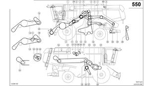 0006448660 generatorrem for Claas Lexion 580 skurtresker