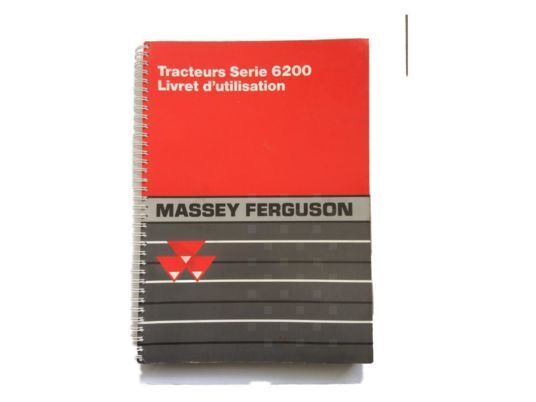 Livret d' utilisation et entretien instruksjonsbok for Massey Ferguson 6100 4200 6200 8200 hjul traktor
