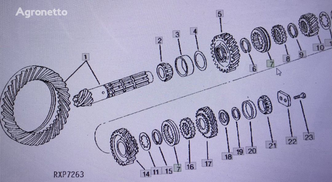 pierścień zmiany biegów R62875 utløserlager for John Deere 4555/4755/4955 hjul traktor
